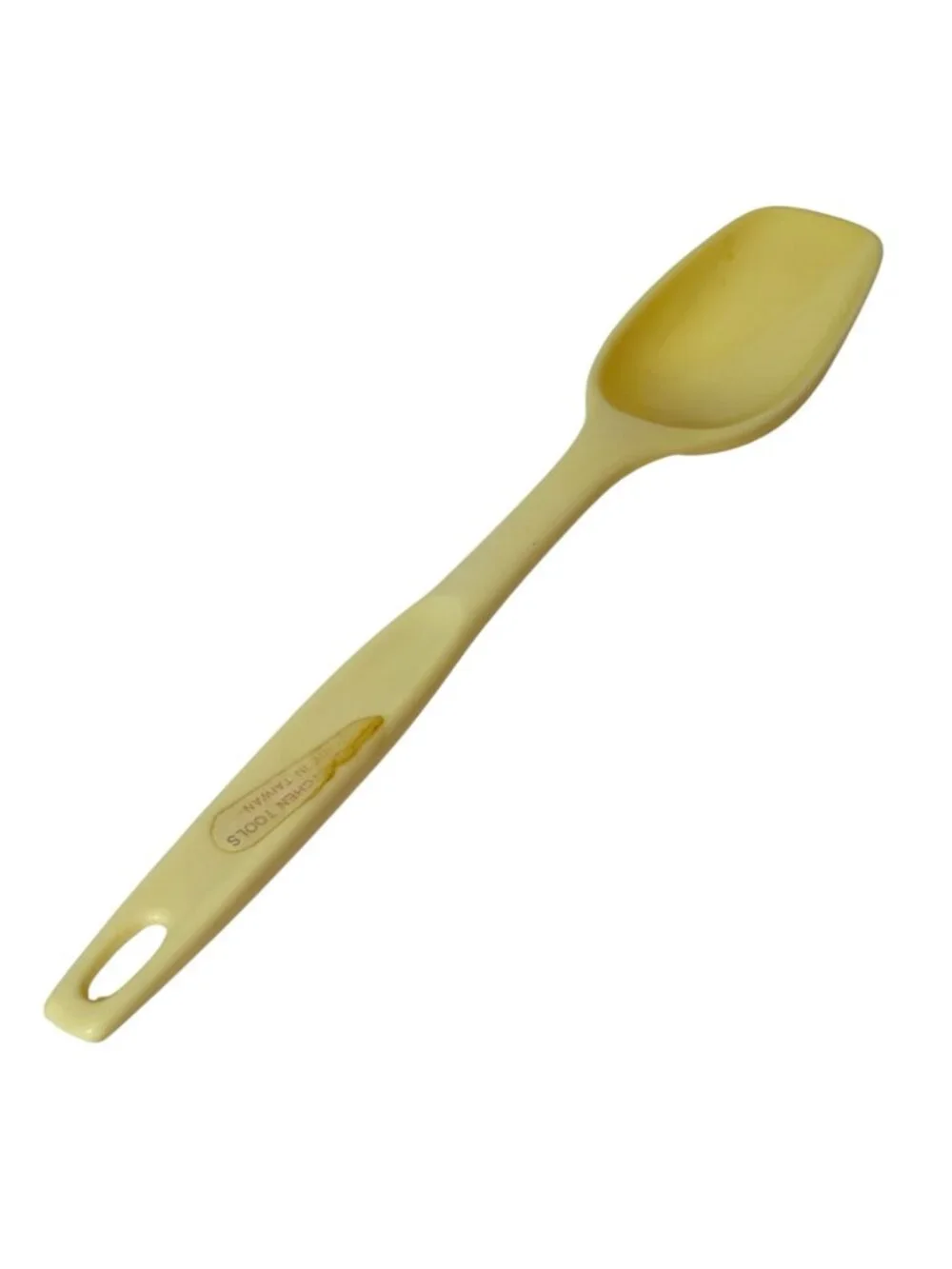 Vintage Harvest Gold Nylon Plastic Serving Mixing Spoon Yellow Kitchen Tool 10